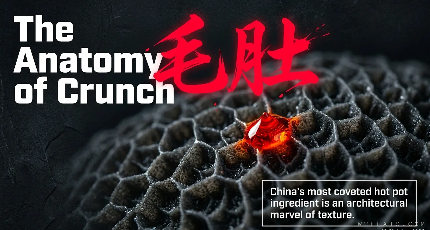 The Anatomy of Crunch title slide: a máo dù honeycomb macro with red calligraphy