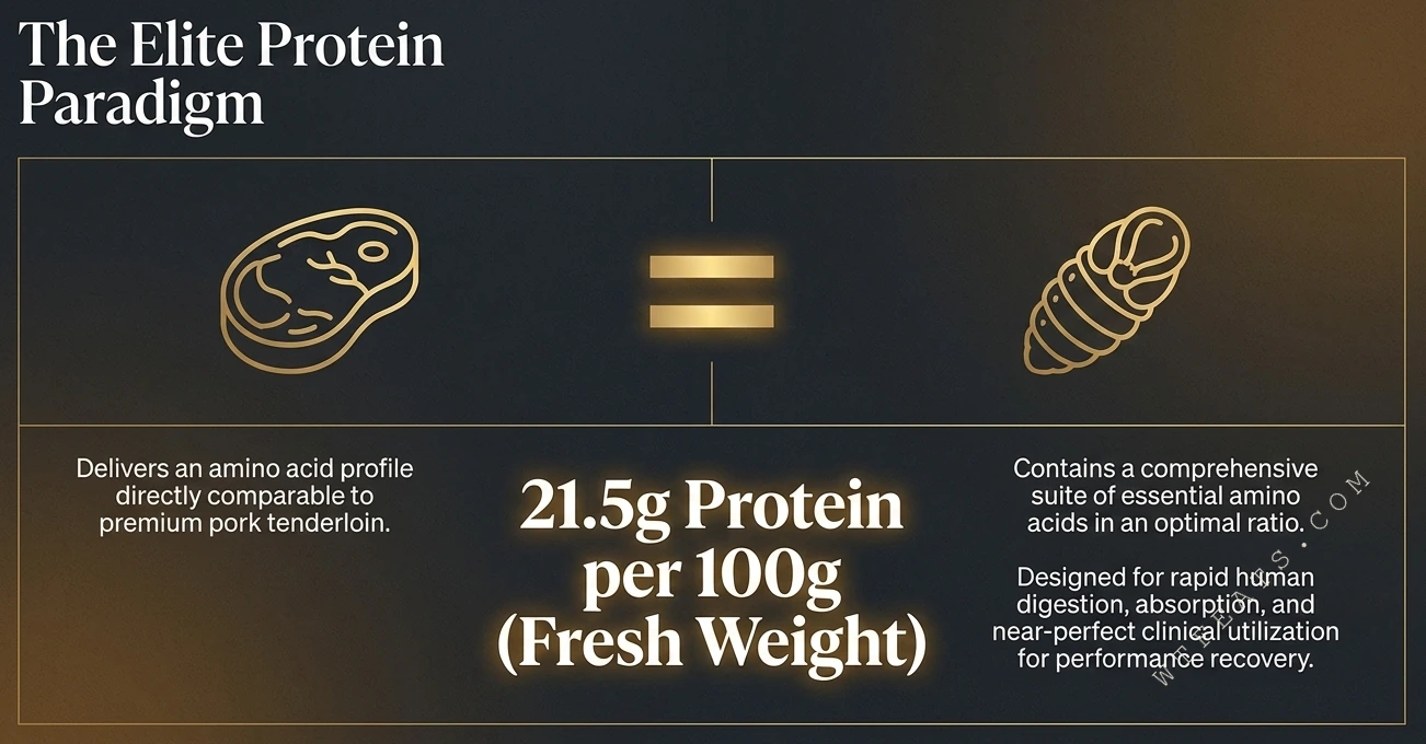 Silkworm pupa elite protein paradigm comparison