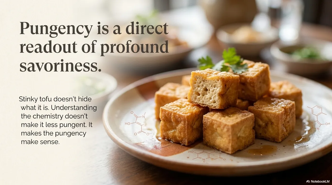 The pungent smell is a direct manifestation of deep umami.