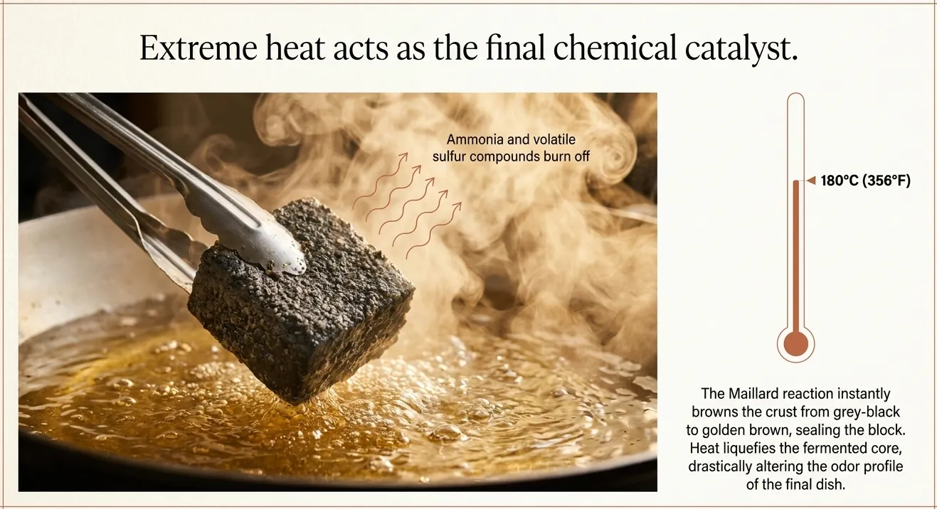High heat is the final chemical catalyst.
